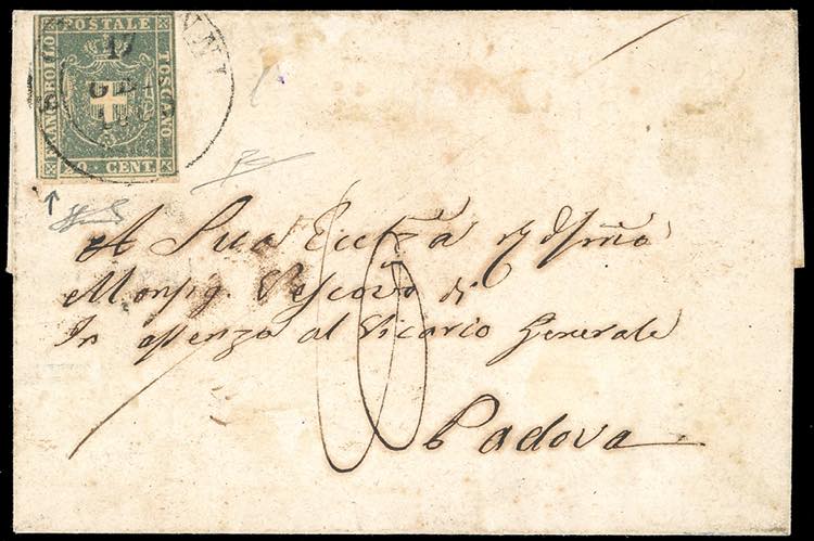 1860 - 20 cent. (20c), varietà ... 