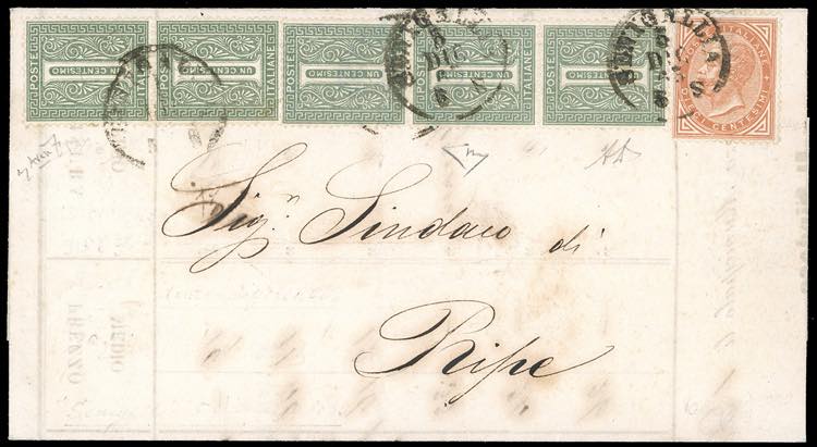 1863 - Listino prezzi inizialmente ... 