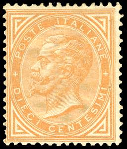 1866 - 10 cent. De La Rue, ... 
