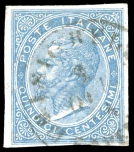 1863 - 15 cent. De La Rue, non ... 
