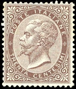 1863 - 30 cent. De La Rue, ... 