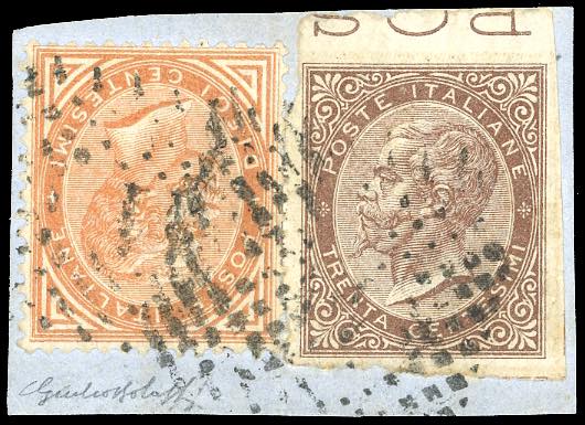1863 - 30 cent. De La Rue, non ... 