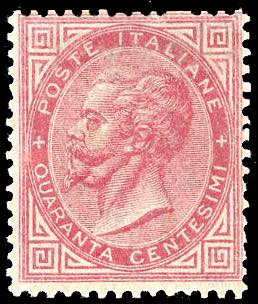1863 - 40 cent. De La Rue, ... 