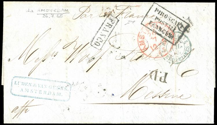 INCOMING MAIL OLANDA 1865 - ... 