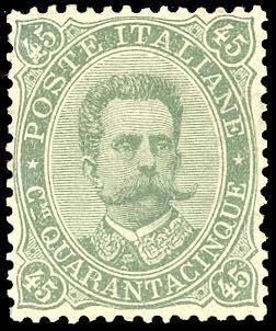 1889 - 45 cent. Umberto I (46), ... 