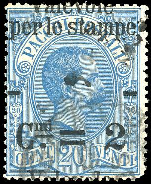 1890 - 2 cent. su 20 cent. ... 