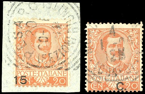 1905 - 15 cent. su 20 cent., un ... 