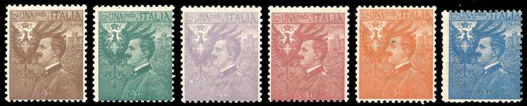 1905 - 1 lira saggi Michetti, ... 