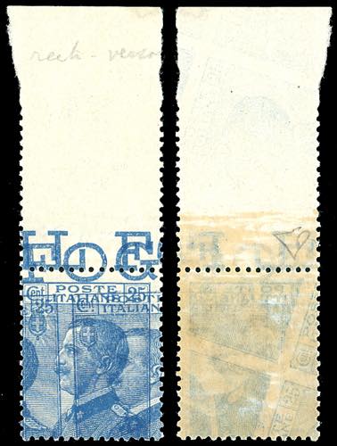 1908 - 25 cent. Michetti, tripla ... 