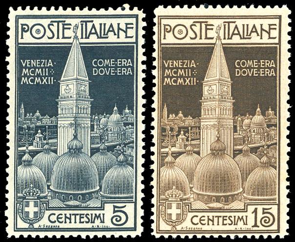 1912 - Campanile di Venezia, serie ... 