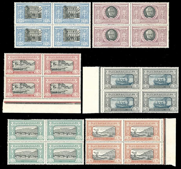 1923 - Manzoni, serie completa ... 