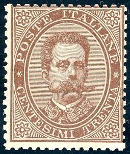 1879 - 30 cent. Umberto I (41), ... 