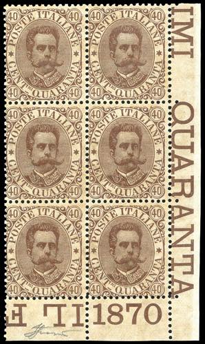 1889 - 40 cent Umberto I (45), ... 