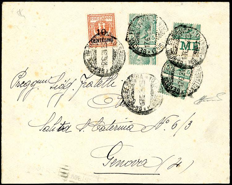 1924 - 5 cent. Leoni, un esemplare ... 