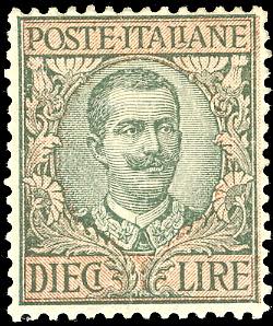 1910 - 10 lire Floreale (91), ... 