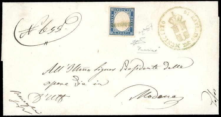 RAVARINO DI MODENA, lineare ... 