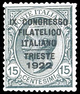 1922 - 15 cent. Congresso ... 