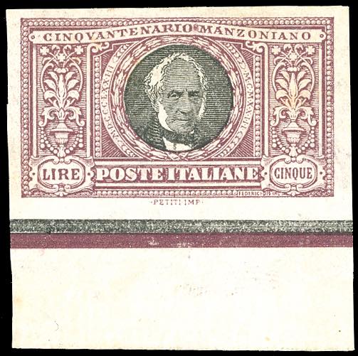 1923 - 5 lire Manzoni, non ... 
