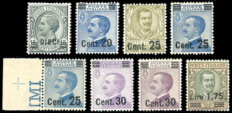 1924/25 - Soprastampati, serie ... 