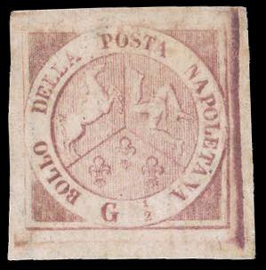 1858 - 1/2 grano rosa brunastro, I ... 