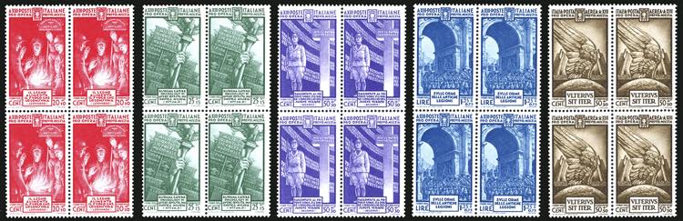 1935 - Milizia IV emissione, serie ... 