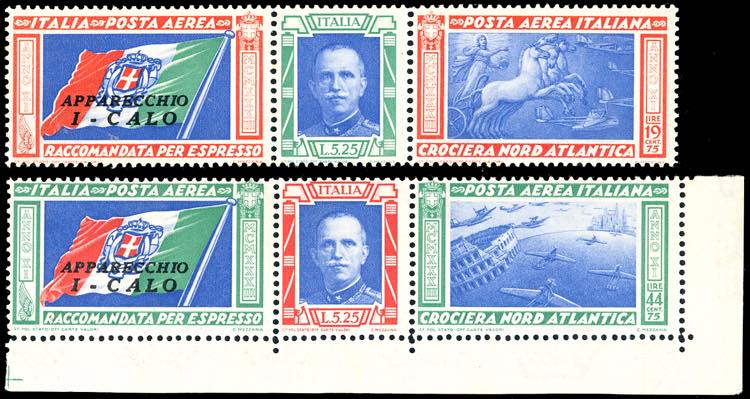 1933 - Trittici I-CALO, serie ... 