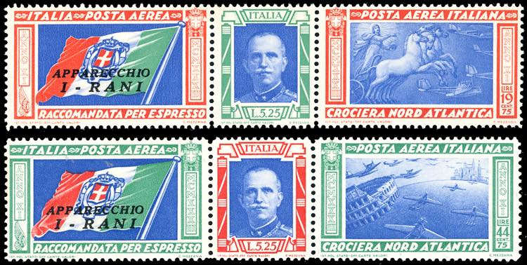 1933 - Trittici I-RANI, serie ... 