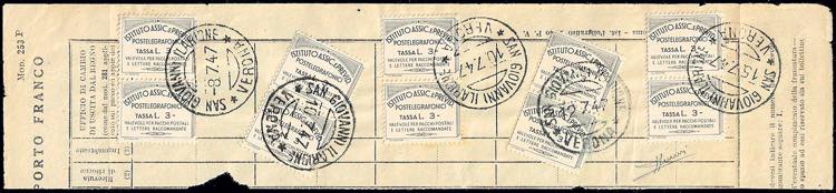 1947 - 3 lire Istituto ... 