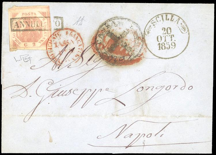 1859 - 2 grana brunastro, III ... 