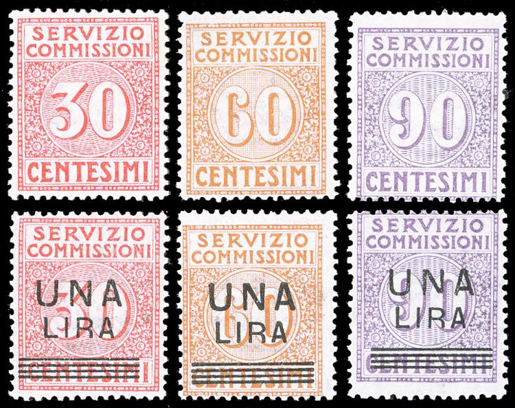 1913/25 - Le due emissioni, serie ... 