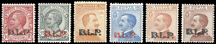1923 - Soprastampati BLP del III ... 