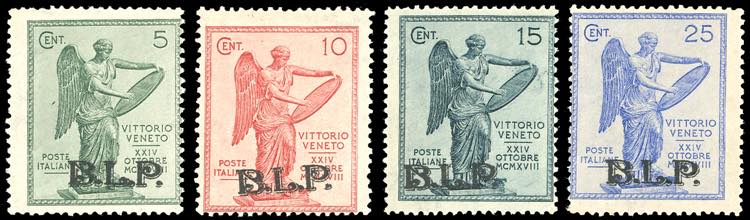 1922 - Vittoria soprastampa BLP, ... 