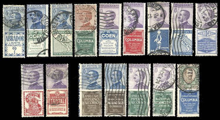 1924 - Serie completa dei valori ... 