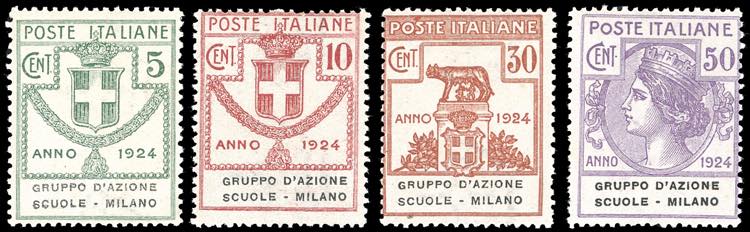 GRUPPO DAZIONE SCUOLE-MILANO 1924 ... 