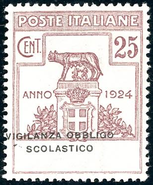 VIGILANZA OBBLIGO SCOLASTICO 1924 ... 