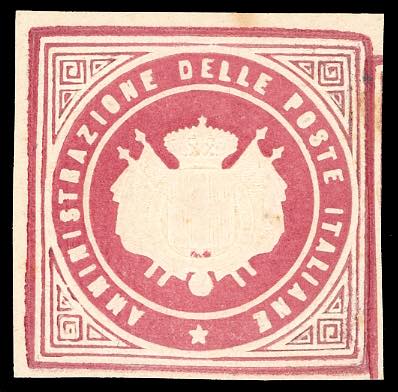 1863 - Suggello gommato delle ... 