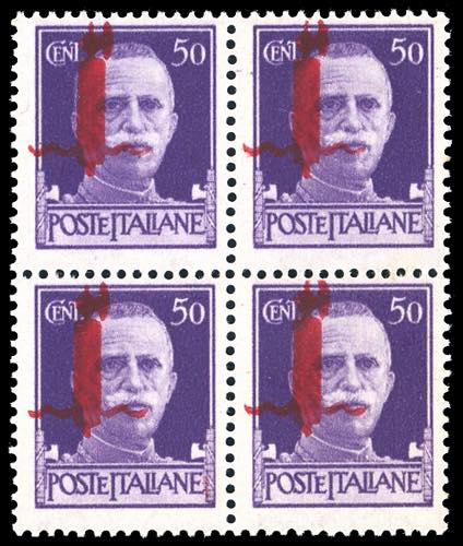 1944 - 50 cent. soprastampa fascio ... 