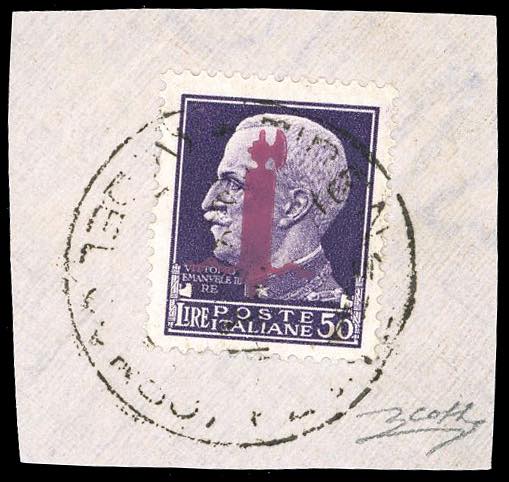 1944 - 50 lire soprastampato ... 
