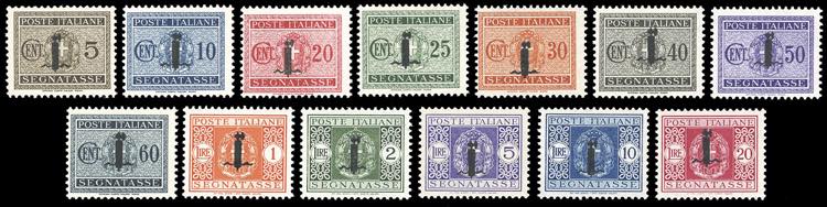 1944 - Soprastampati fascetto, ... 