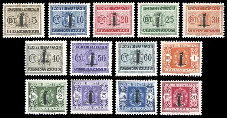 1944 - Soprastampati fascetto, ... 