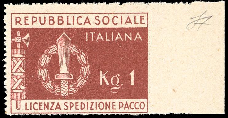 1944 - 1 kg. bruno rosso, ... 