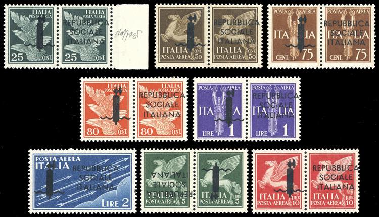 POSTA AEREA 1944 - Serie completa, ... 