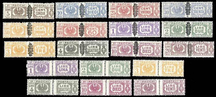 PACCHI POSTALI 1945/46 - Le due ... 