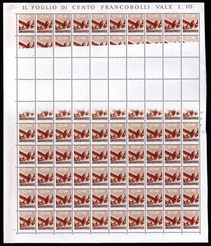 1945 - 10 cent. Democratica, ... 