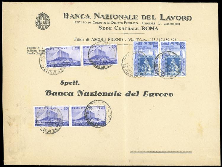 1951 - 55 lire Centenario ... 