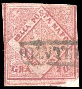 1860 - 20 grana carminio smorto, ... 