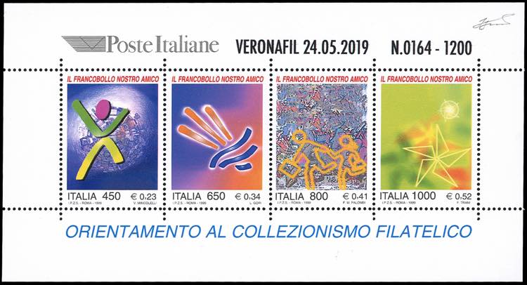 2019 - Italia98, foglietto, ... 