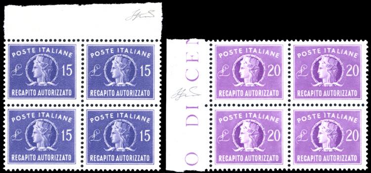 1949/52 - 15 lire e 20 lire, ... 