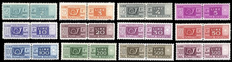 1946/51 - Filigrana ruota, serie ... 