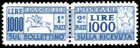 1954 - 1.000 lire Cavallino, ... 